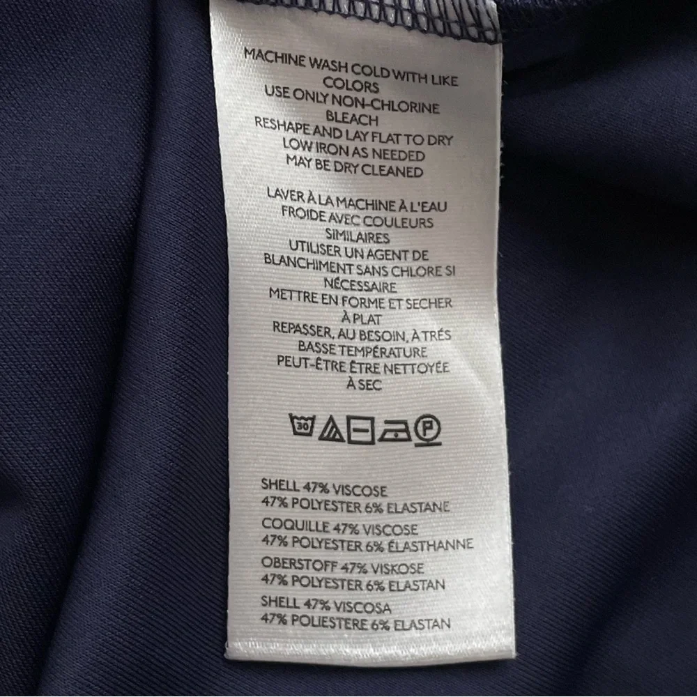 Anthropologie Long-Sleeve Cowl-Back Maxi Dress Navy Blue Medium NWT - Picture 11 of 13